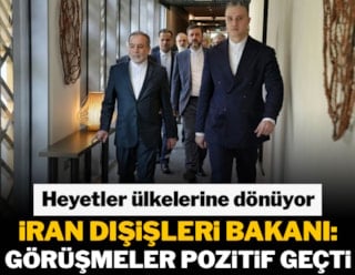 ABD ve İran arasındaki görüşmeler sona erdi: 'Görüşmeler şimdilik bitti'