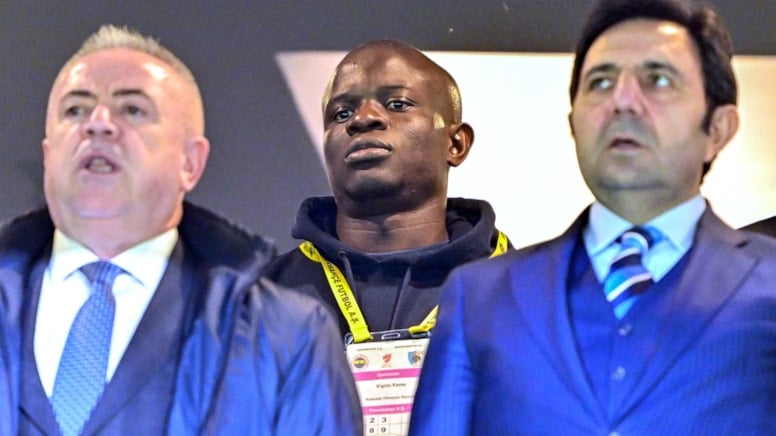 Kante, Erzurum maçını tribünden takip etti