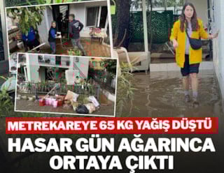 Bodrum'da toplam 109 ev ve iş yerini su bastı, 65 kilogram yağış düştü 