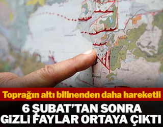 Toprağın altı bilinenden daha hareketli...6 Şubat'tan sonra gizli faylar ortaya çıktı