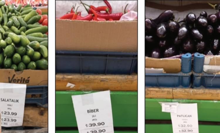 Gaziantep'te Biber 40, salatalık 23, patlıcan ise 32 liraya yükseldi. Gaziantepli Vatandaş 'Tenceremiz Kaynamıyor' dedi